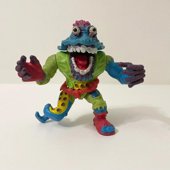 Vintage 1991 Wyrm Teenage Mutant  Ninja Turtles TMNT Playmates With Belt - Picture 2 of 16